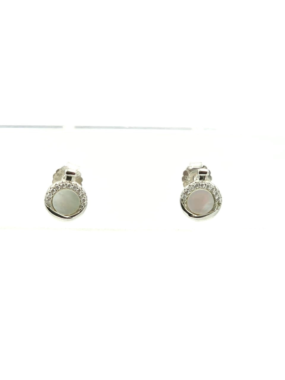 Round MOP Earring