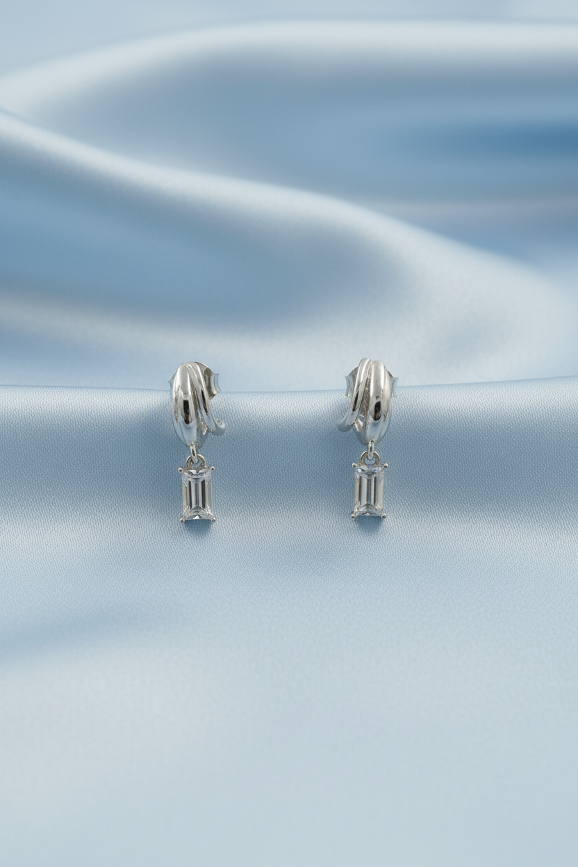 Emerald Hanging Earring