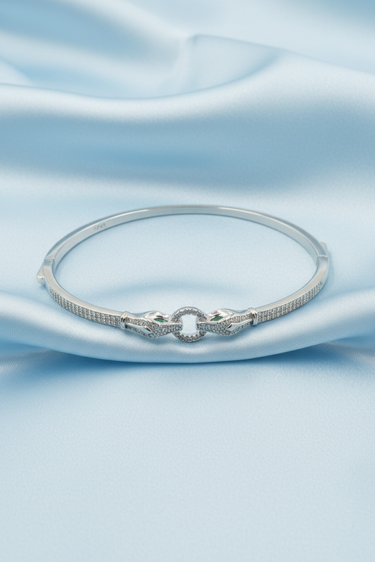 The Serpentine Halo Bracelet