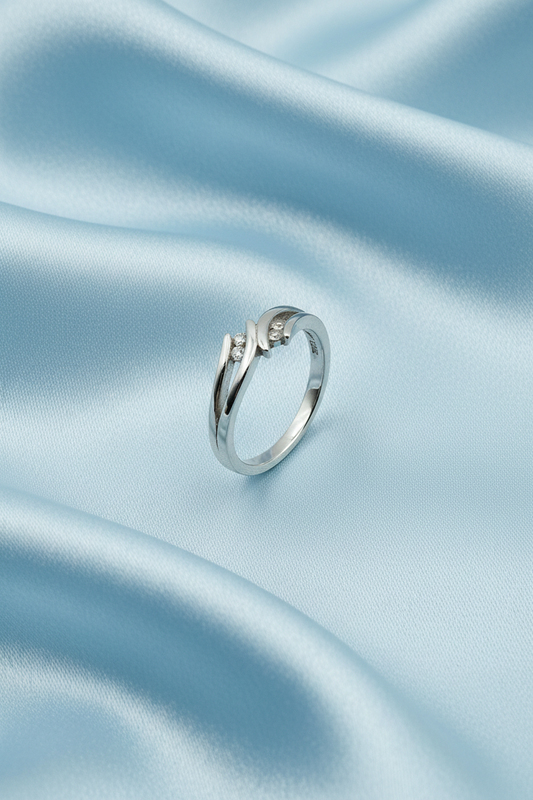 Twin Stone Wrap Ring