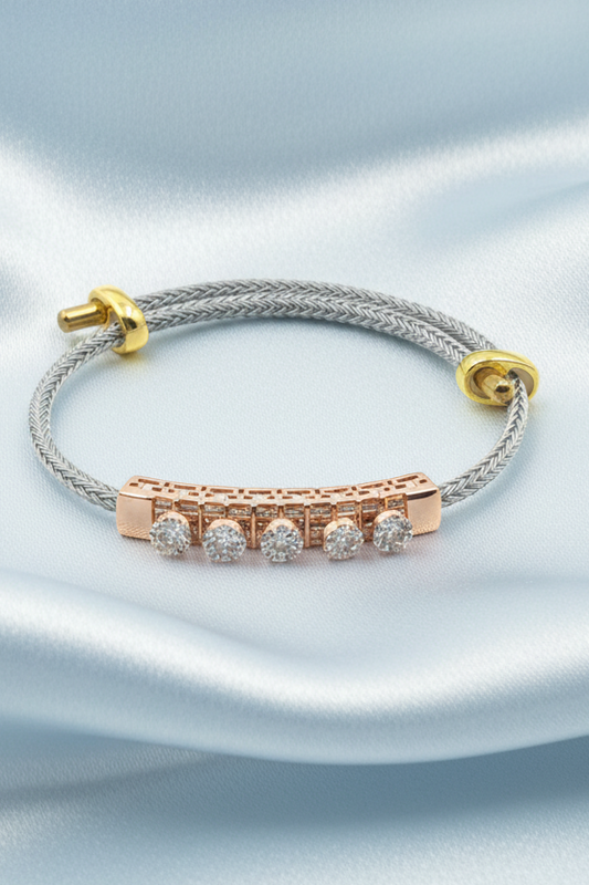 Adjustable Knot Grey Bracelet