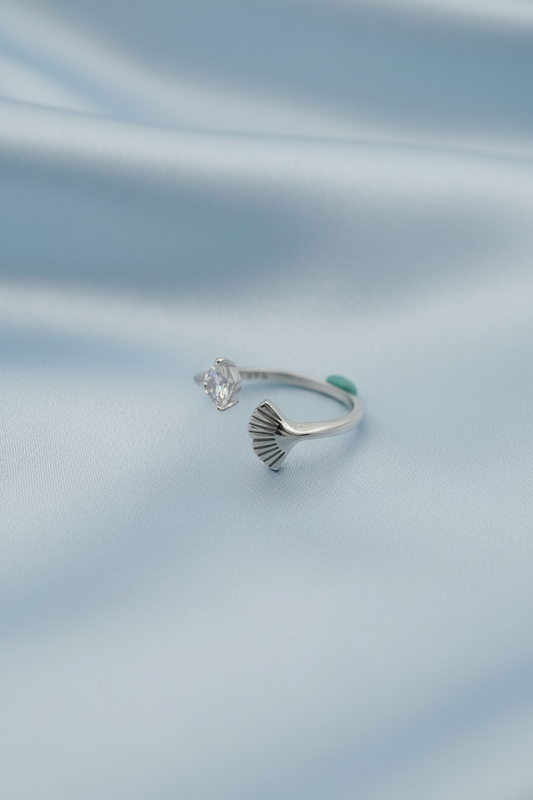 Gingko Leaf Ring
