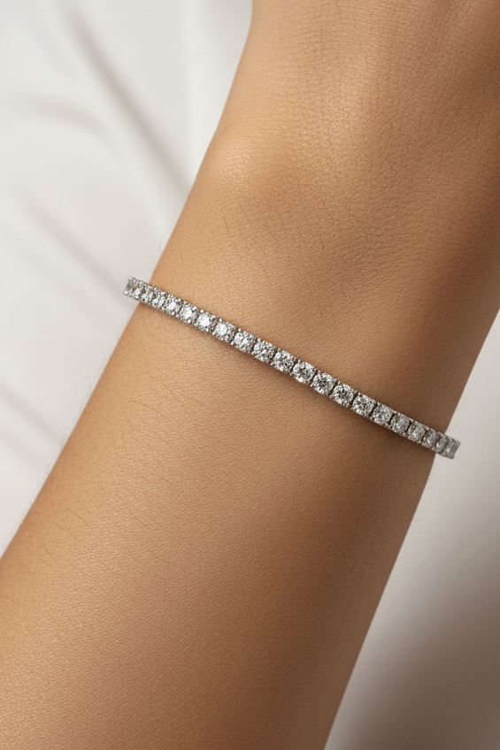 Round Tennis Bracelet