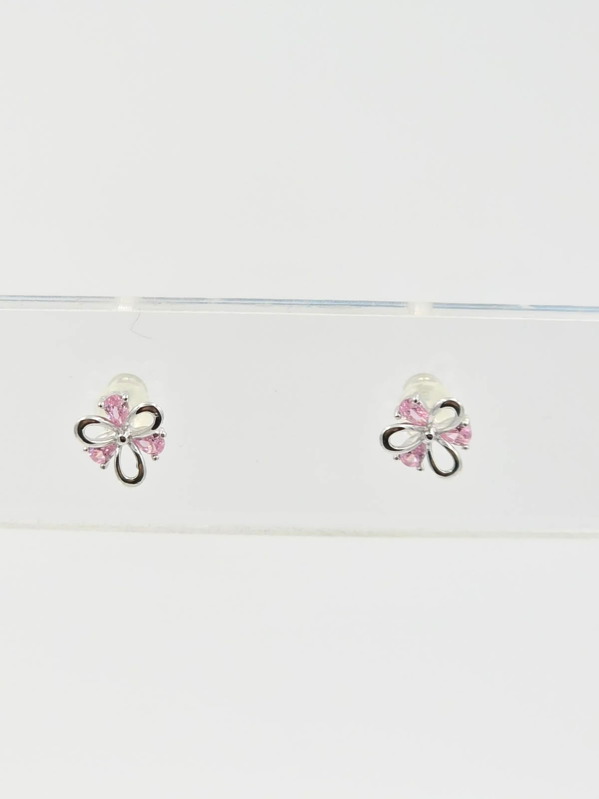 Pink Flower Earring