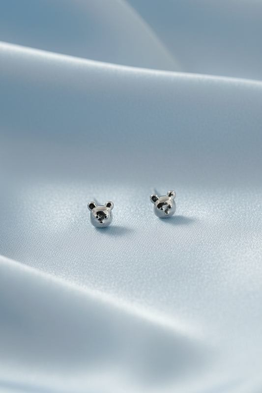 Teddy Face Earring