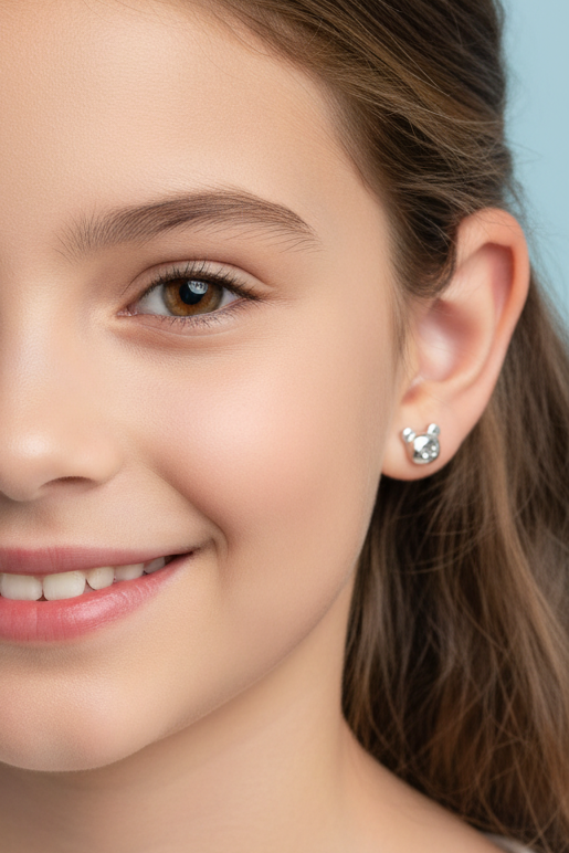 Teddy Face Earring