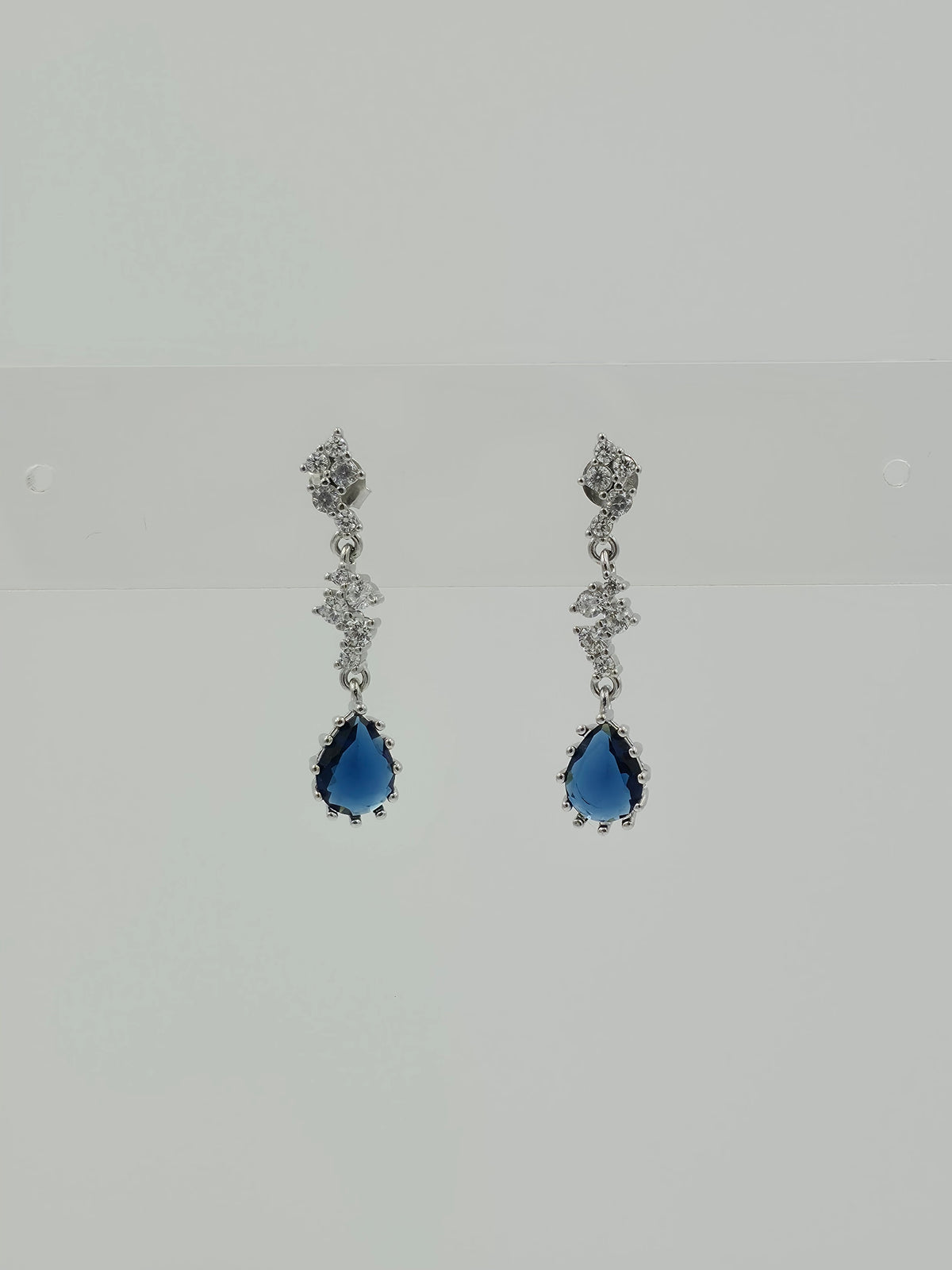 Blue Drop Long Earring