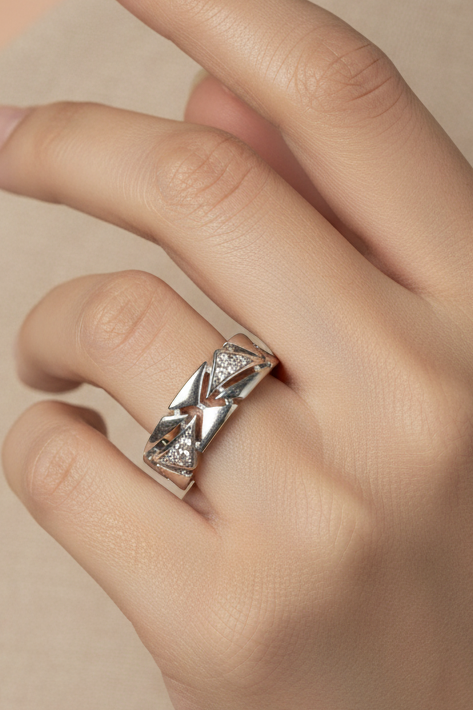 Trinity Spark Ring
