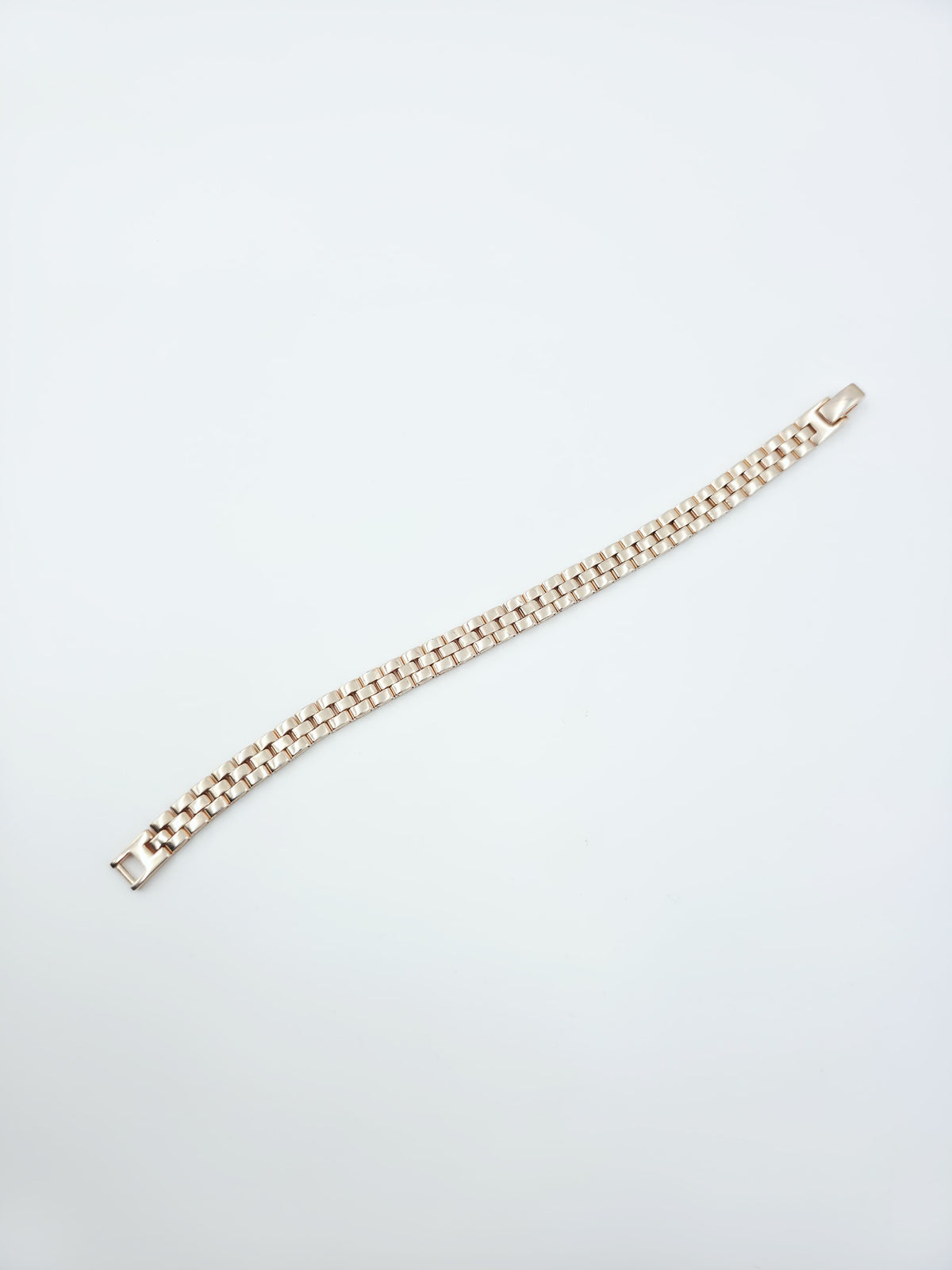 Rose Gold Watch Link Men's Bracelet