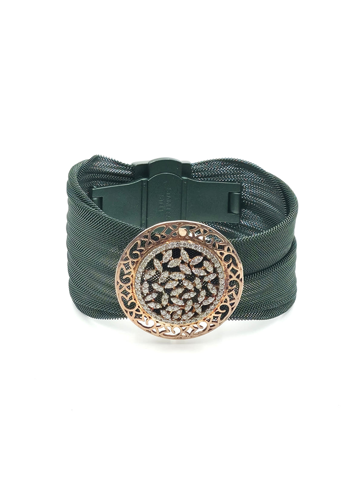 Green Cuff Bracelet