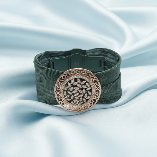 Green Cuff Bracelet