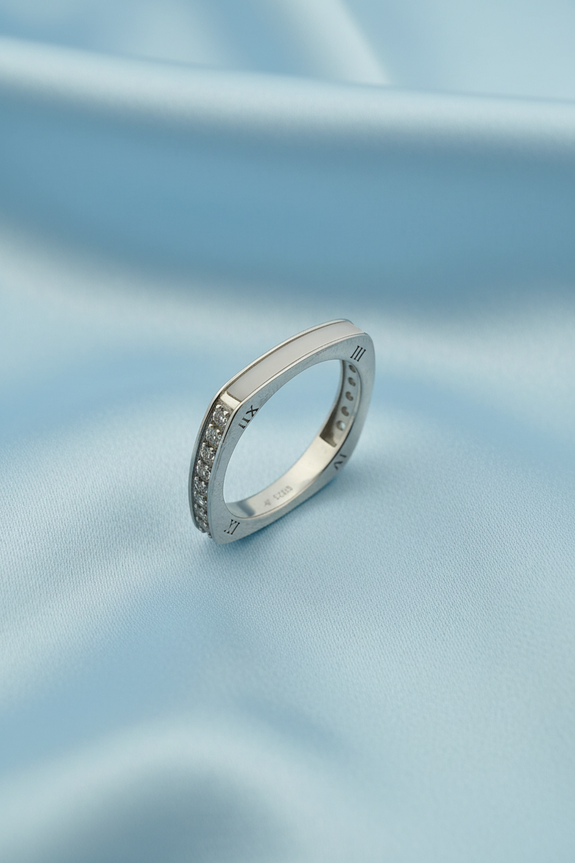 Square MOP Ring