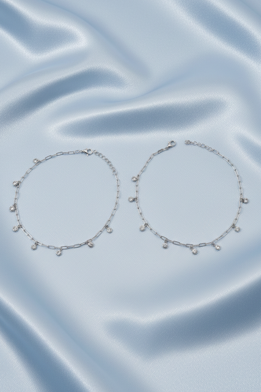 Multiple Circular Motifs Anklets
