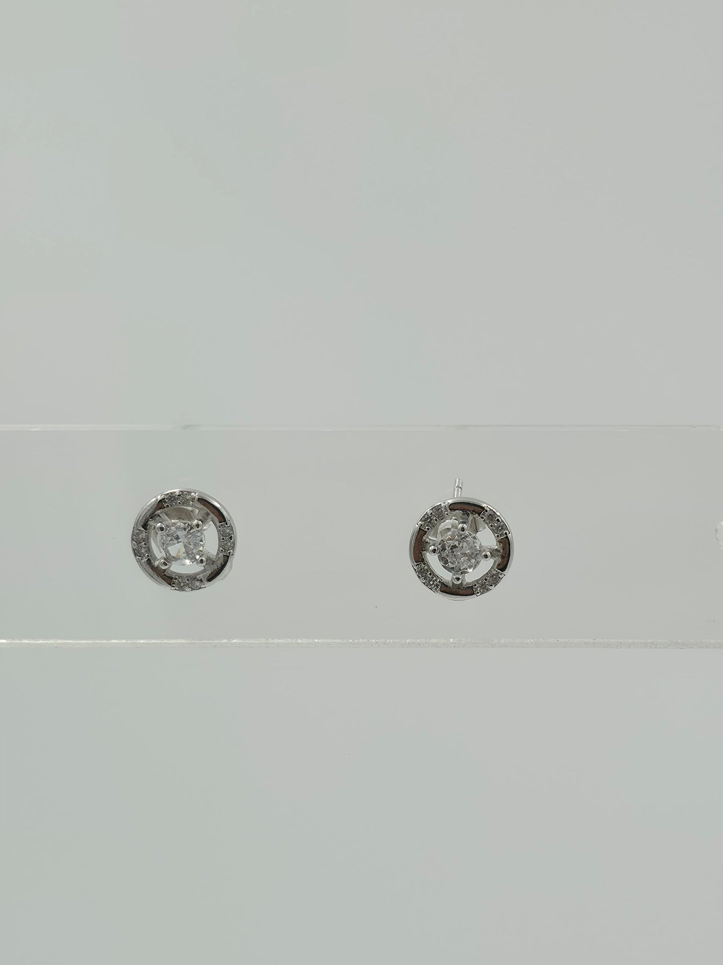 Classic Halo Stud Earrings