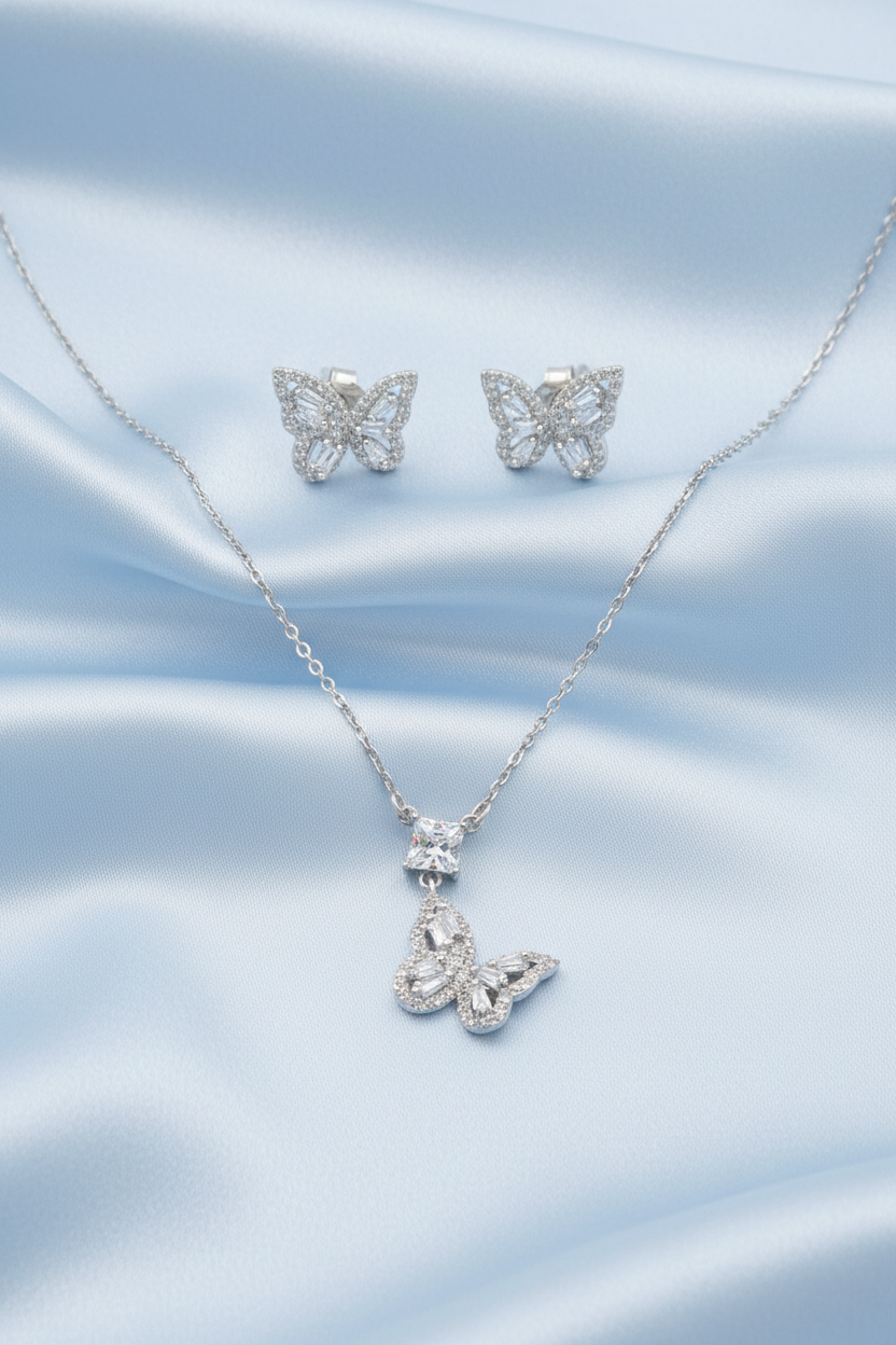 Fluttering Crystal Butterfly Set