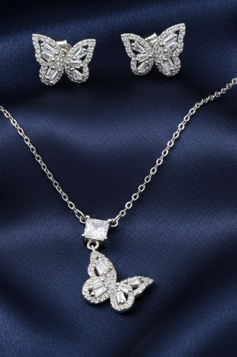 Fluttering Crystal Butterfly Set