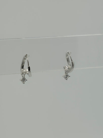 Hanging AD Collet Earring