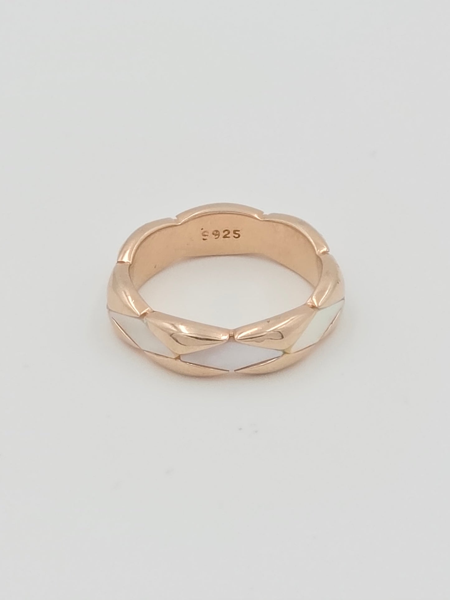 Rose Gold MOP Ring