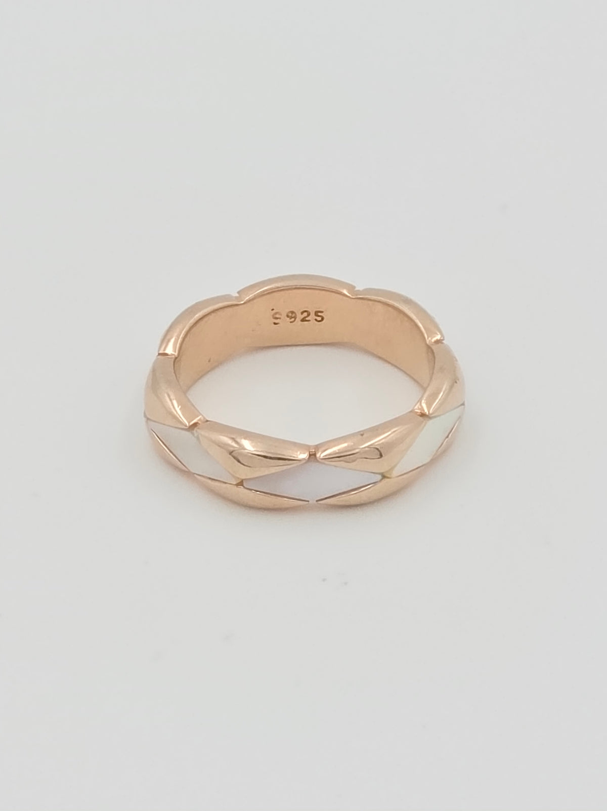 Rose Gold MOP Ring