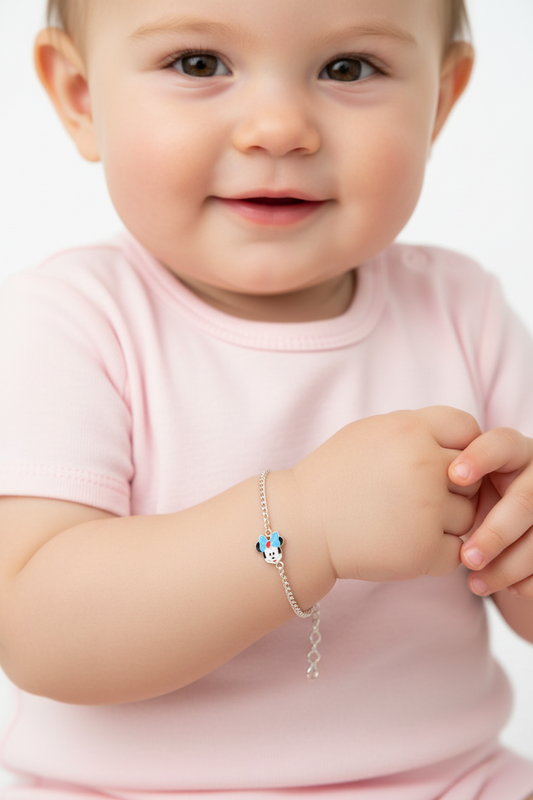 Blue Mickey Baby Bracelet
