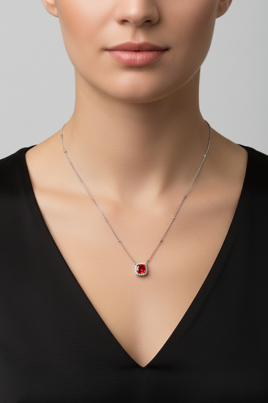 Red Crystal Chain Set