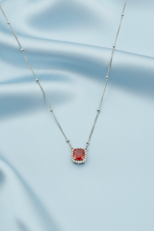 Red Crystal Chain Set