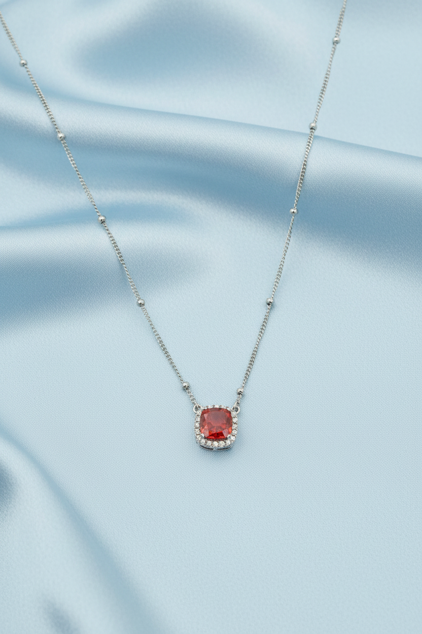Red Crystal Chain Set