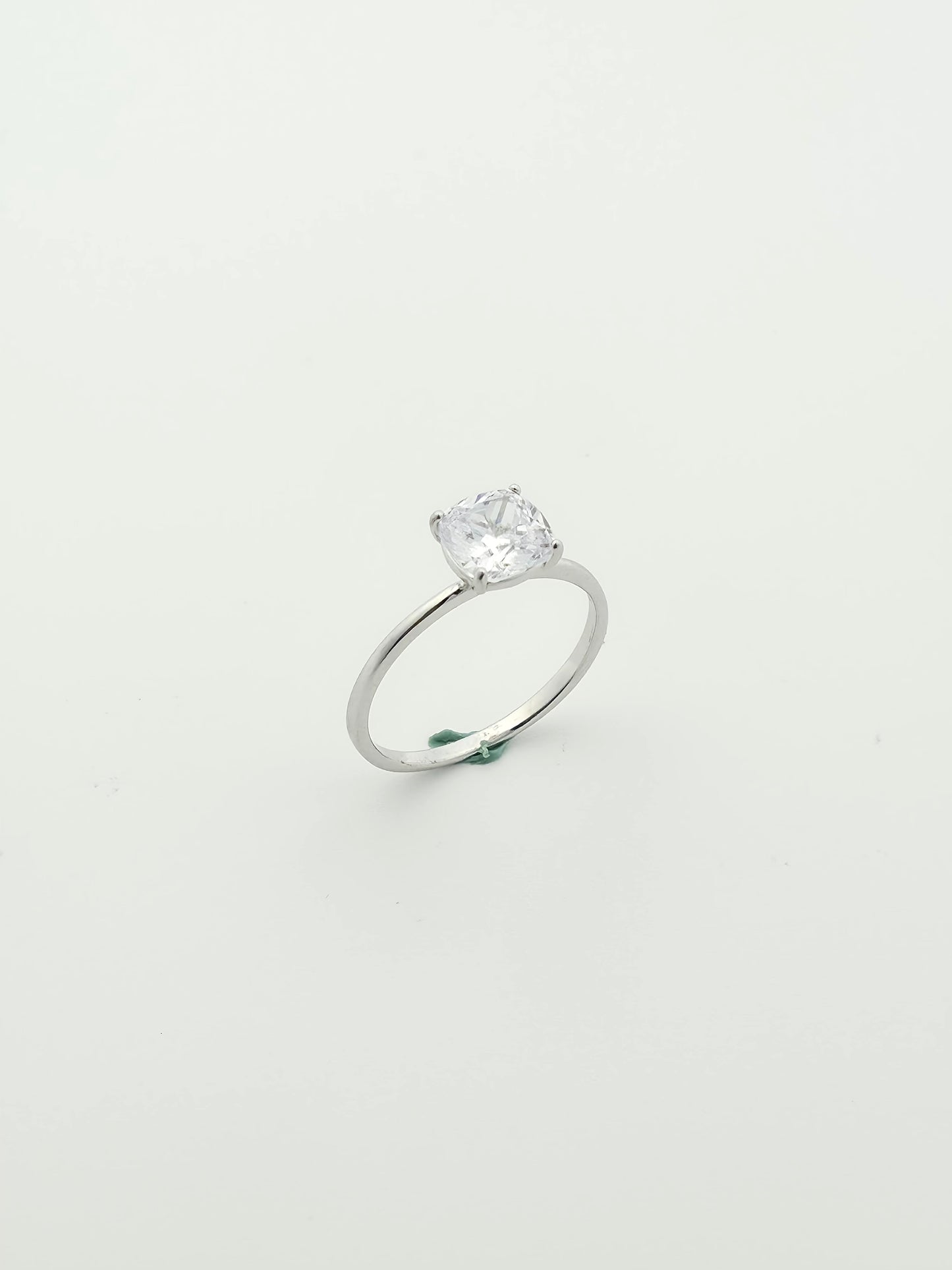 Square Solitaire Ring