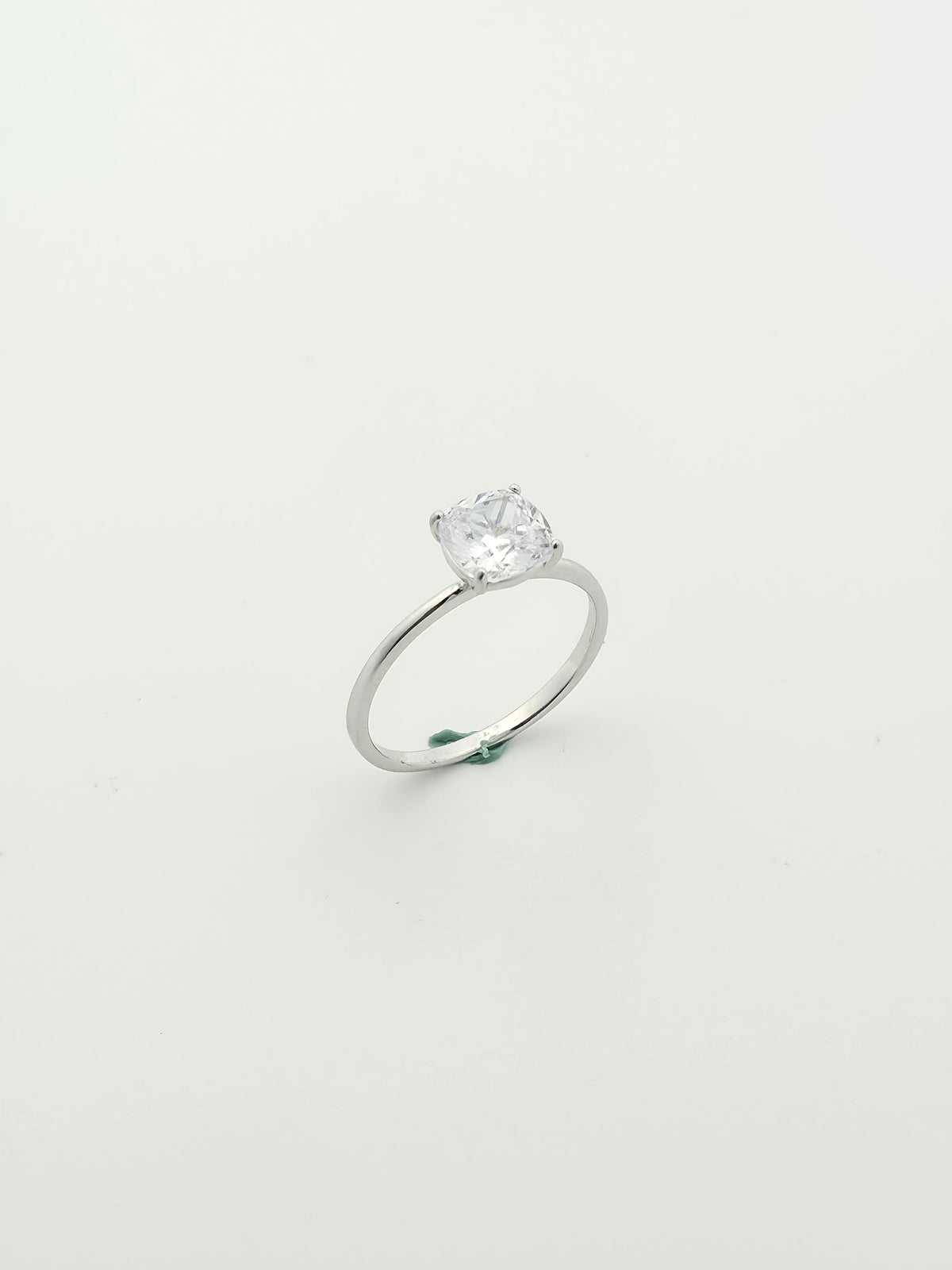 Square Solitaire Ring