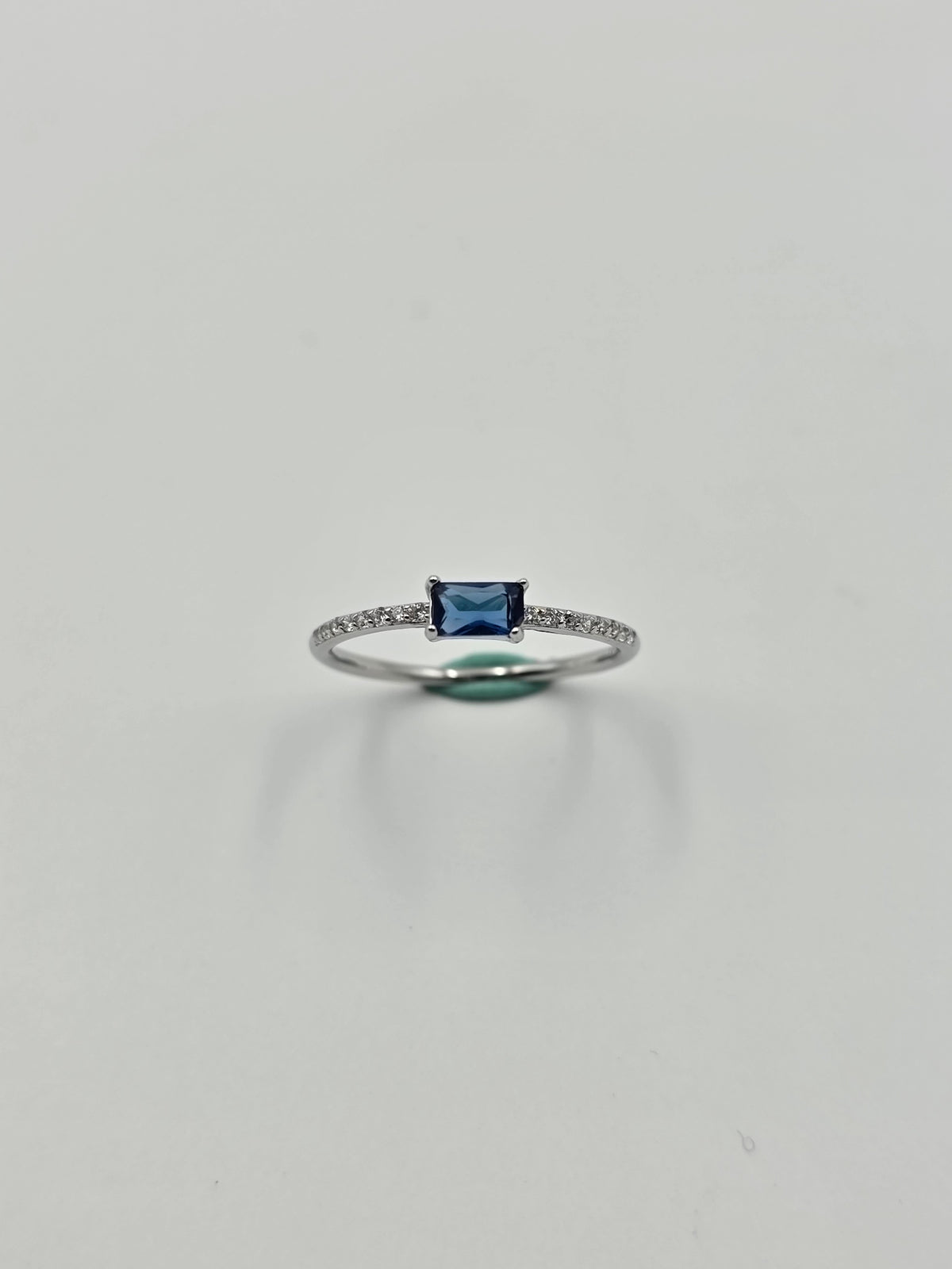 Blue Emerald Ring