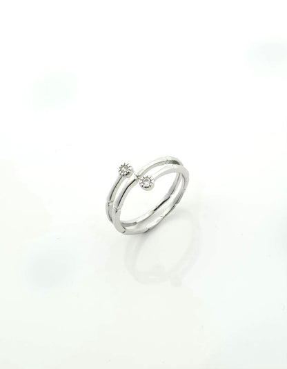 Layer Diamond Ring