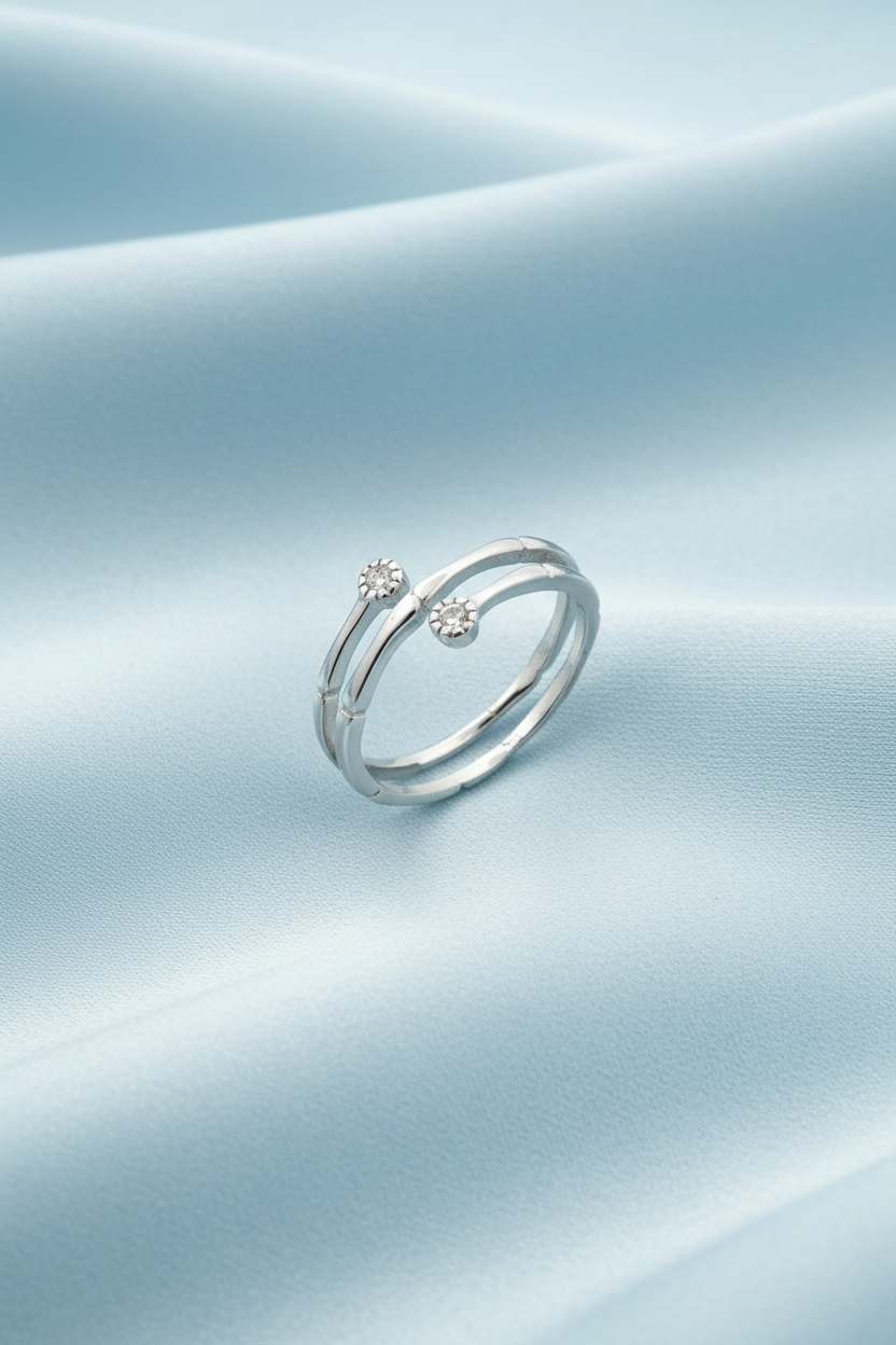 Layer Diamond Ring