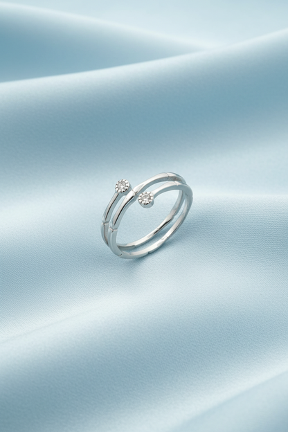 Layer Diamond Ring