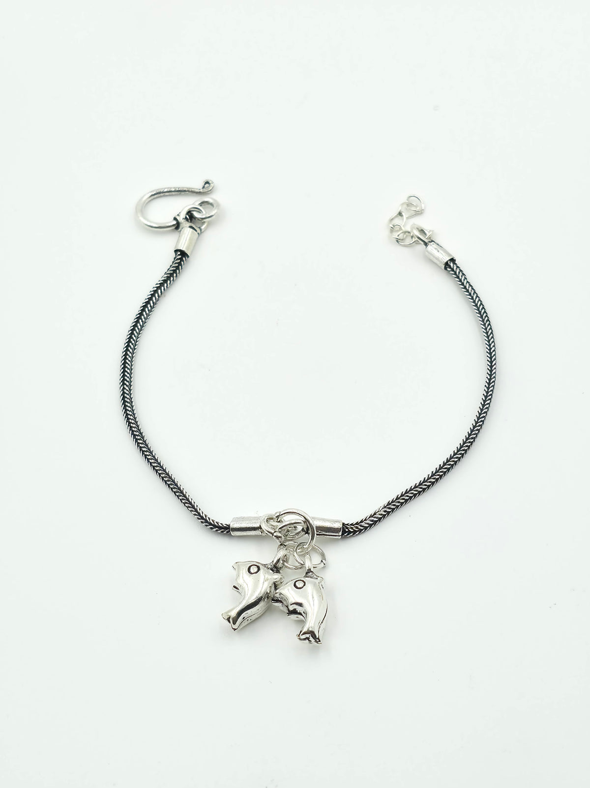 Oxidise Fish Charm Bracelet