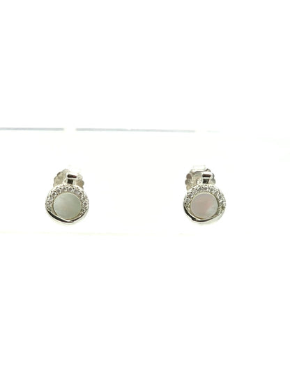 Round MOP Earring
