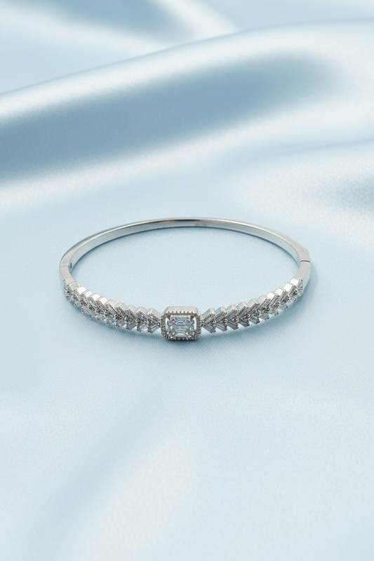 Emerald-Cut Cluster Bracelet