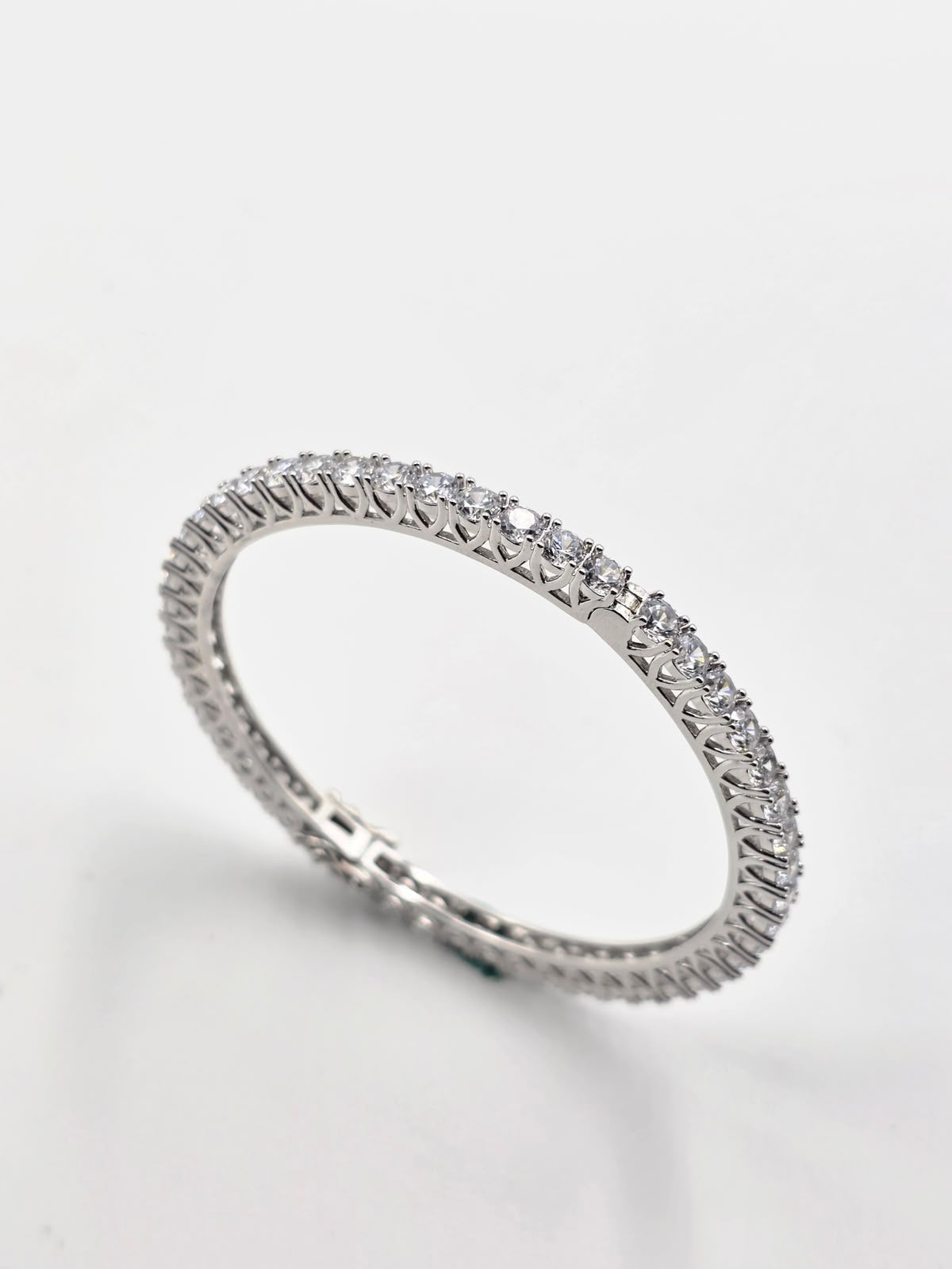 Round Diamond Eternity Bangles