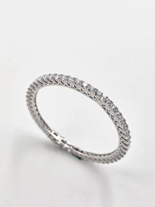 Round Diamond Eternity Bangles