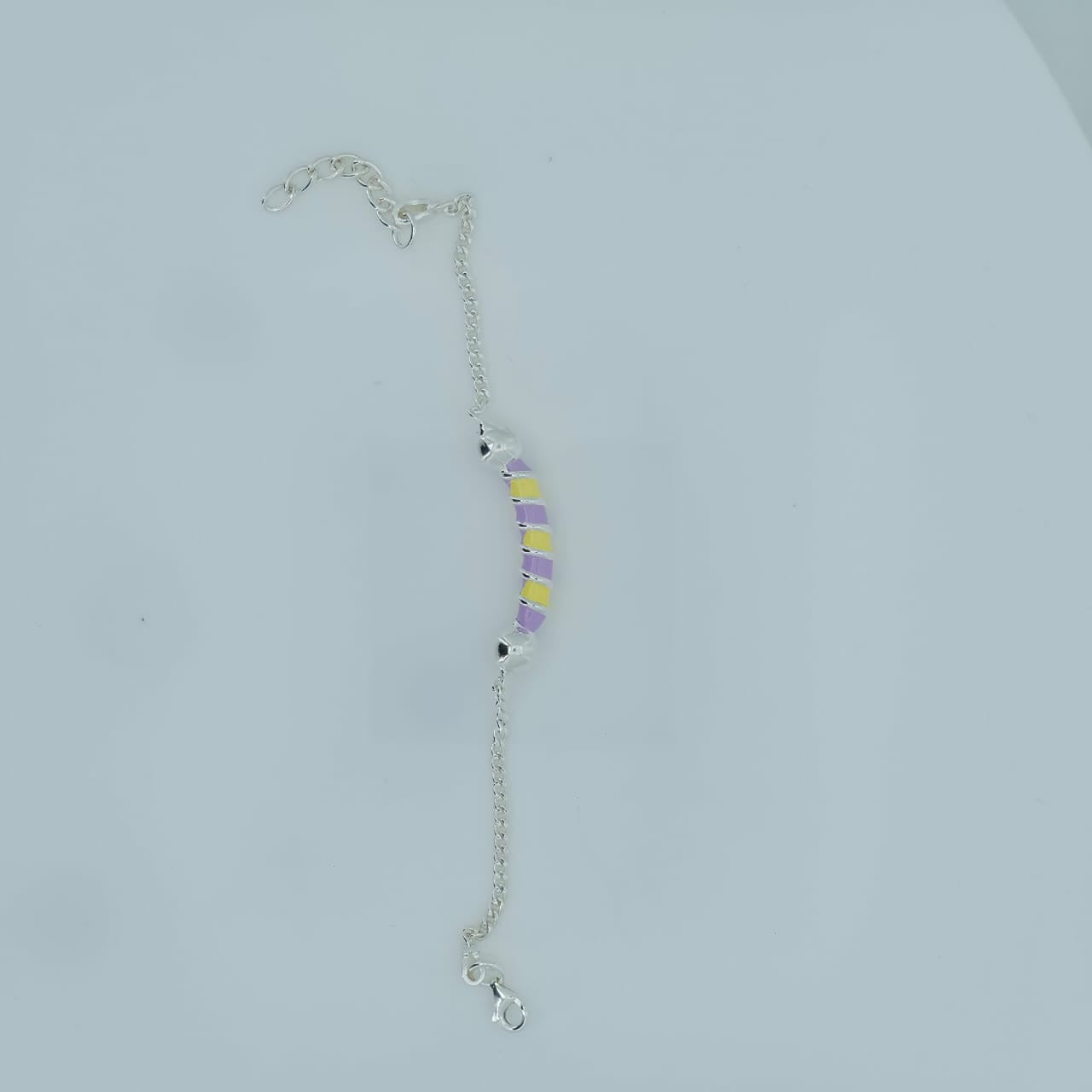 PURPLE YELLOW BABY BRACELET (BB454)