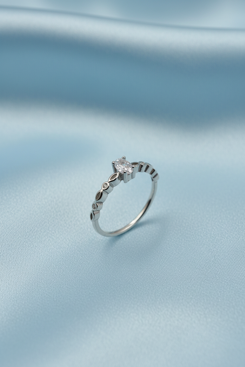 Oval Solitaire Ring