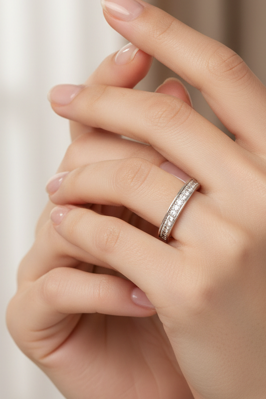 Shimmer Eternity Ring