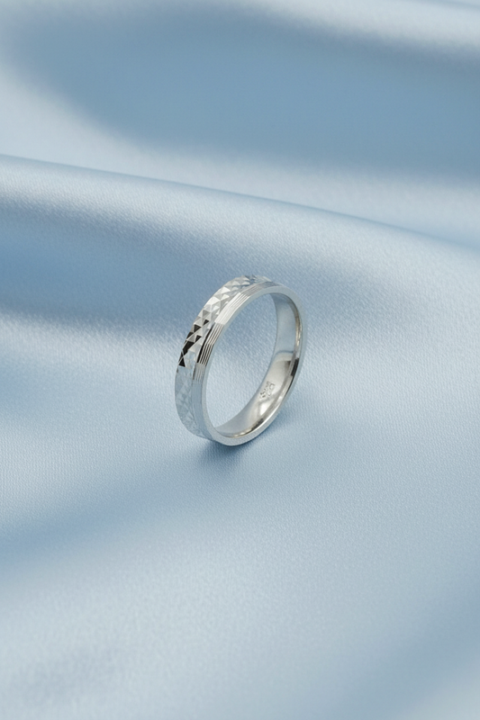 Geometric Textured Ring