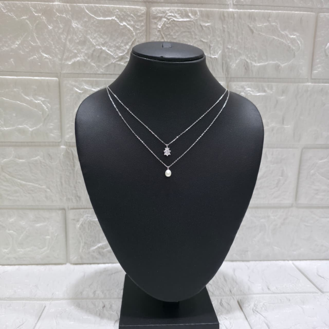 Drop Moti Chain Pendant ( Cp1318 )
