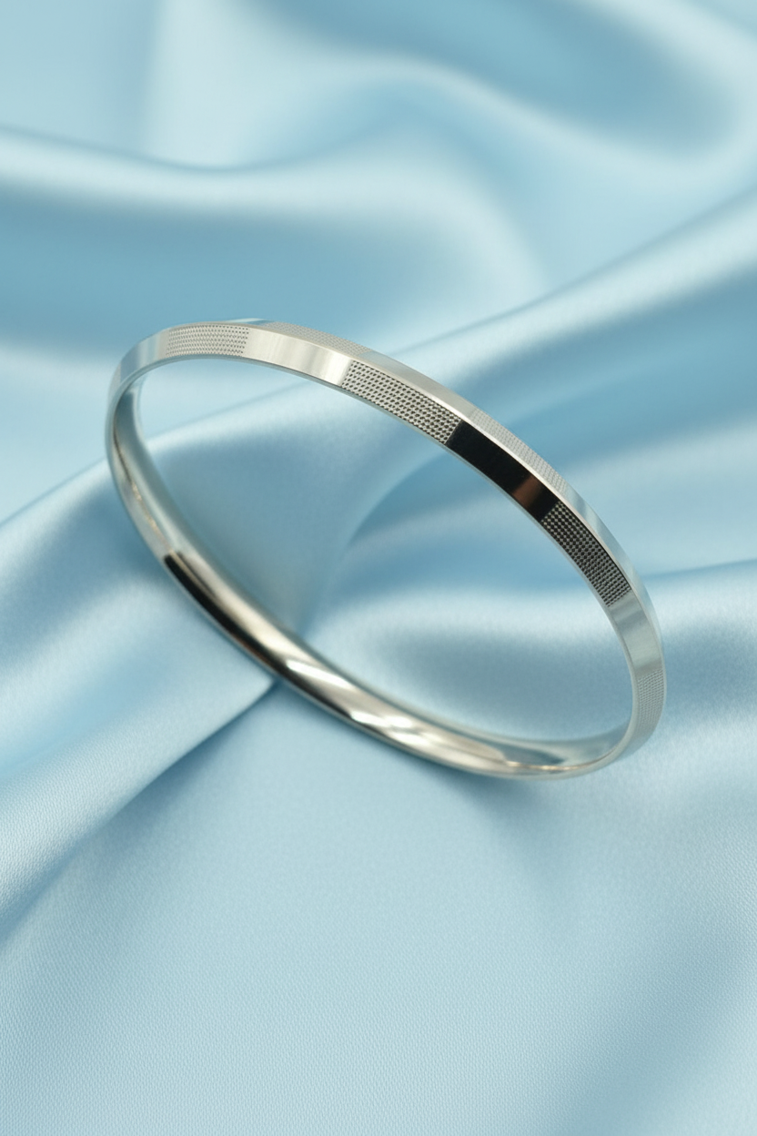 Alternating Textured Men's Kada