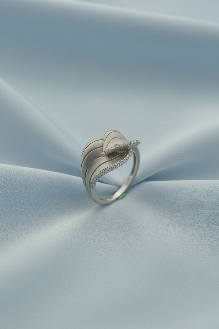 Leaf Matte Ring