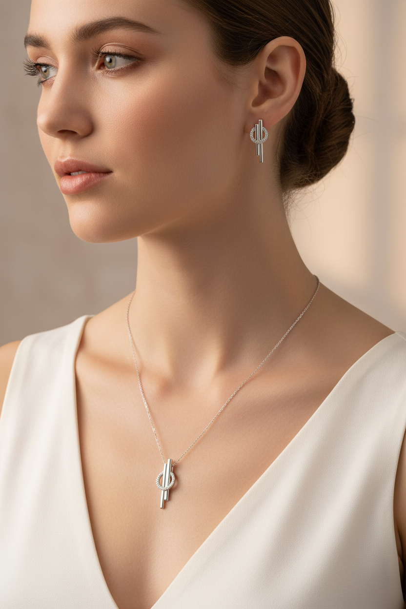 Axis Halo Pendant Set
