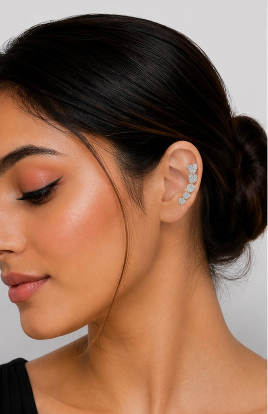 Heart Shaped Ear Cuffs