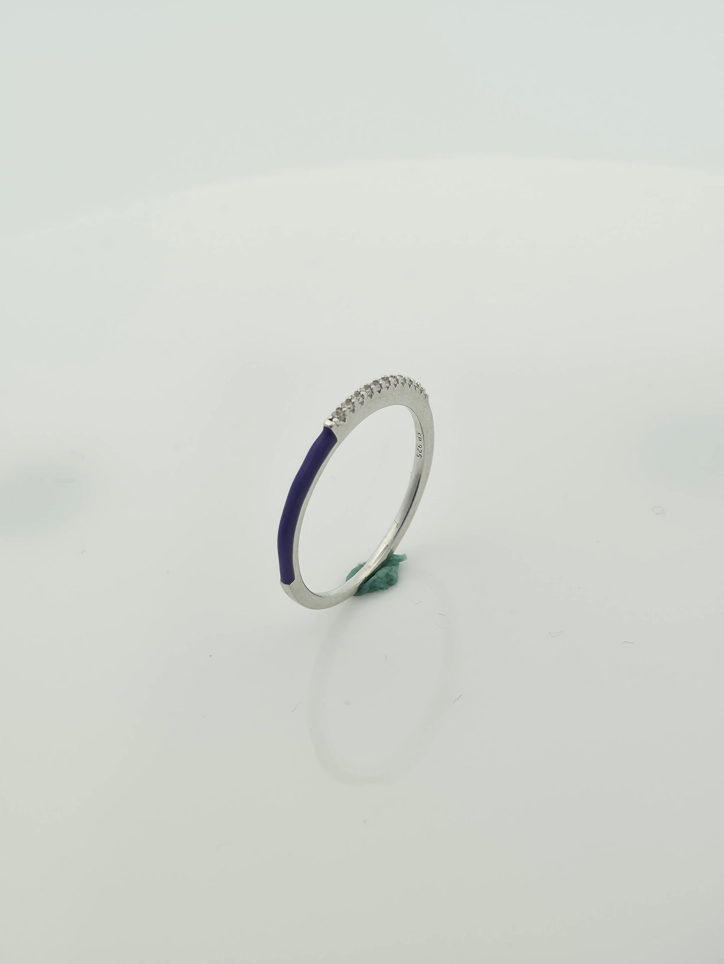 Purple Enamel Ring