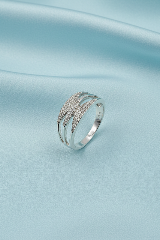 3 Layer Diamond Ring