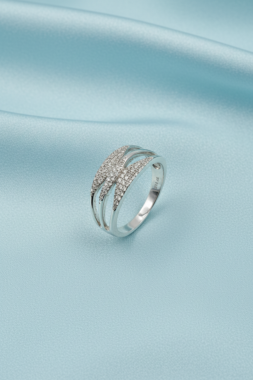 3 Layer Diamond Ring